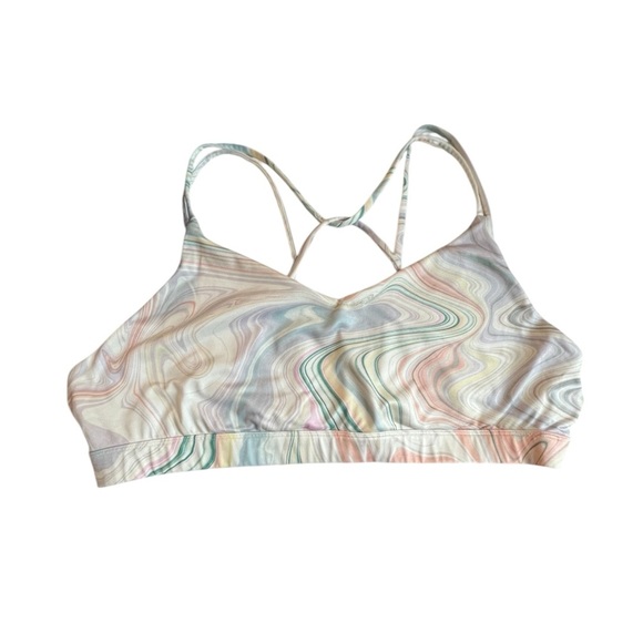 Old Navy Light Support Strappy V-Neck Sports Bra - XXL - Picture 2 of 4